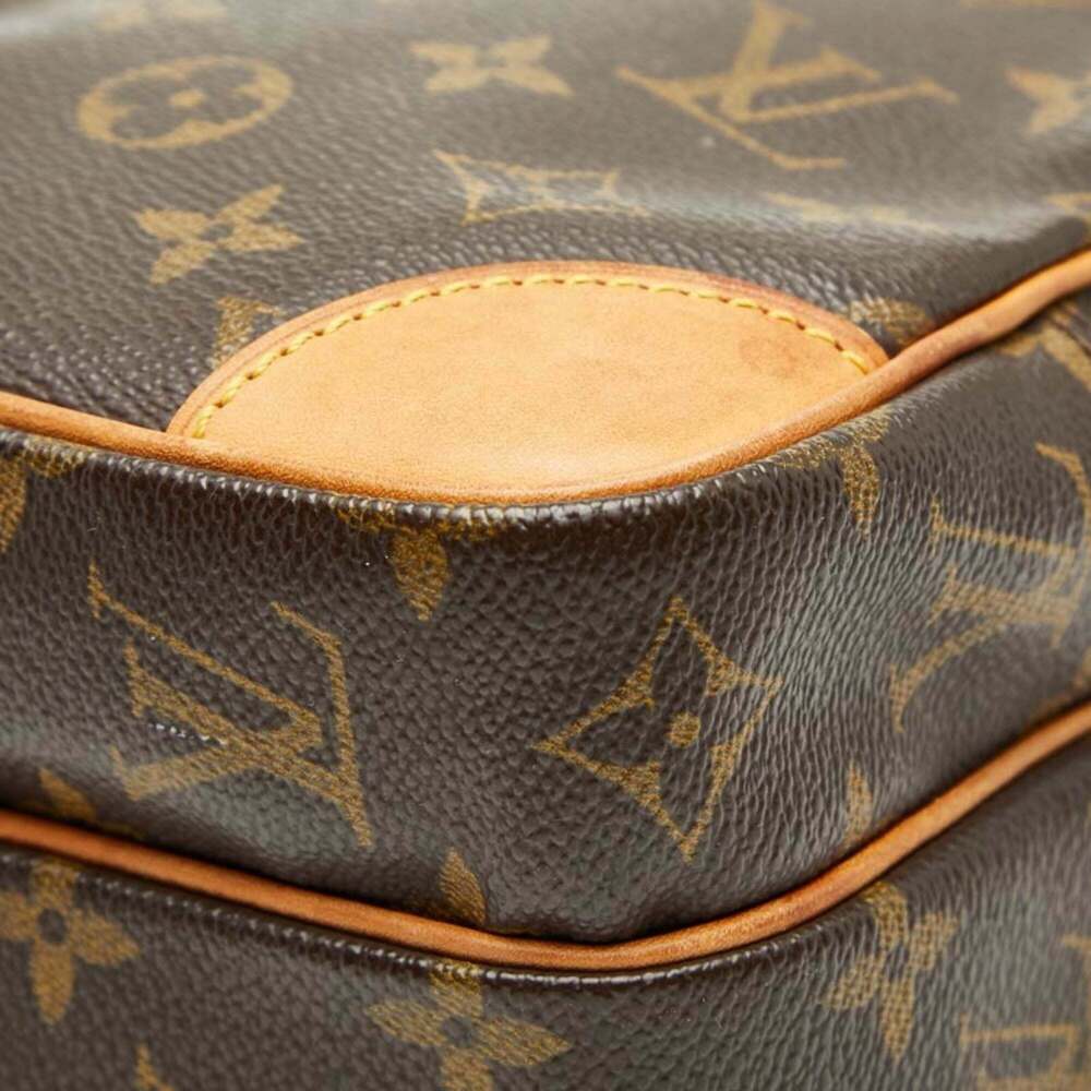 LOUIS VUITTON Authentic Brown Monogram Leather Shoulder Bag - Picture 7 of 13